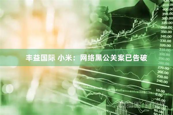 丰益国际 小米：网络黑公关案已告破