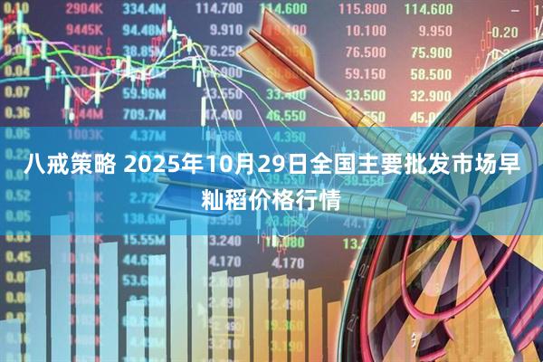 八戒策略 2025年10月29日全国主要批发市场早籼稻价格行情